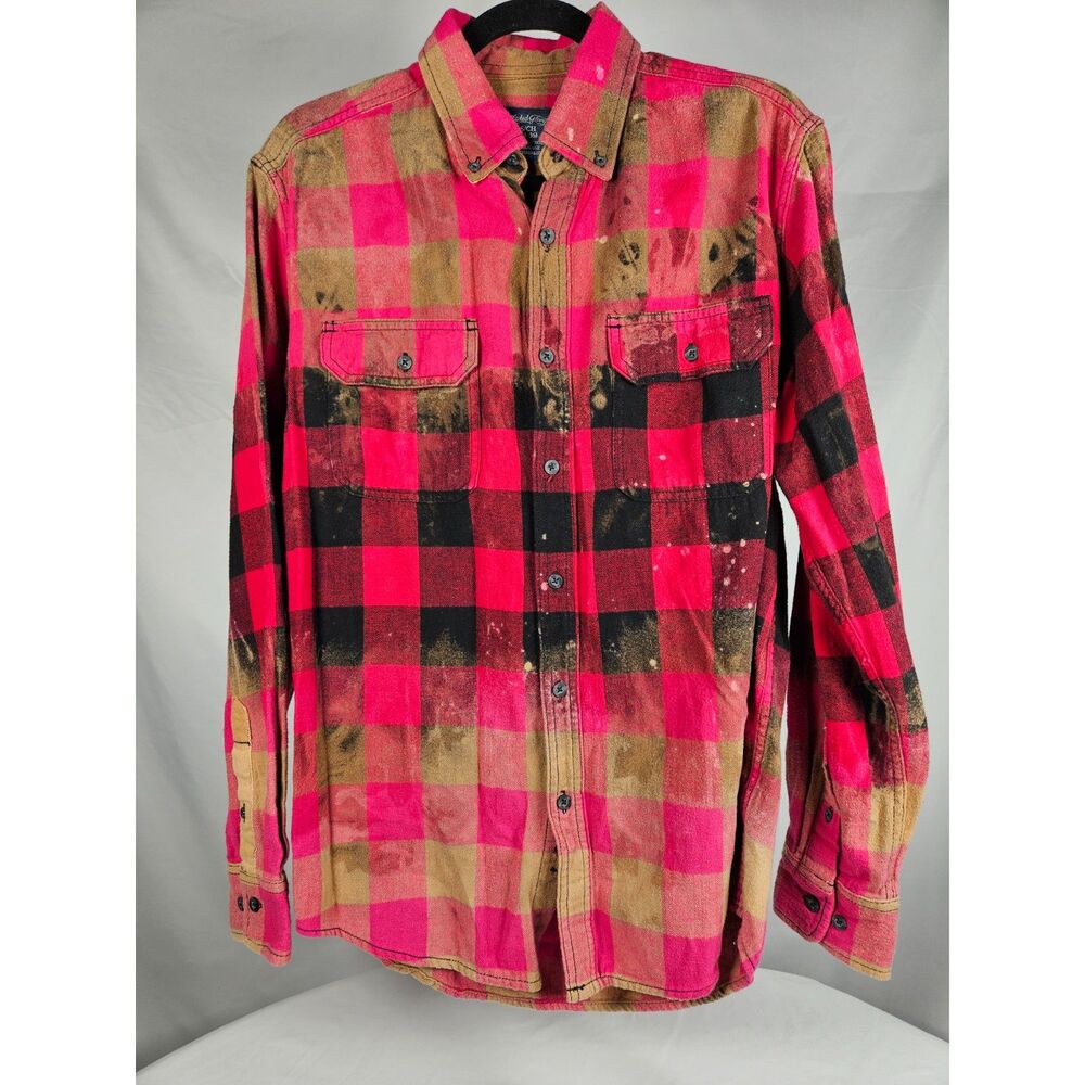 Bleached Flannel Button Down - Picture 2 of 3